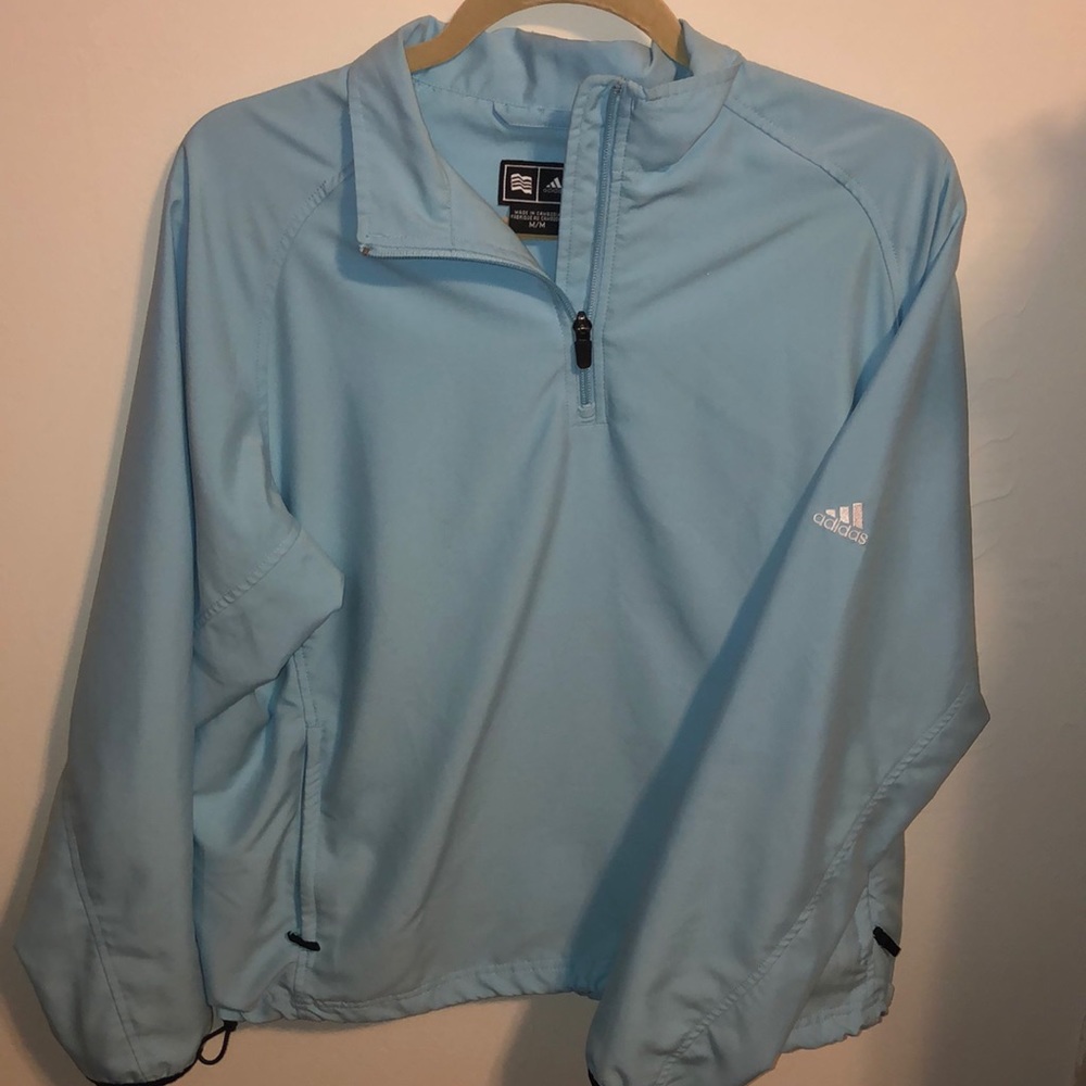 Adidas Quarter Zip Pullover Windbreaker
